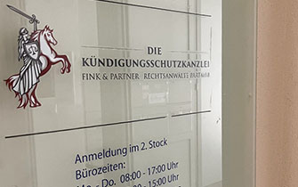 Kanzleischild Standort Augsburg