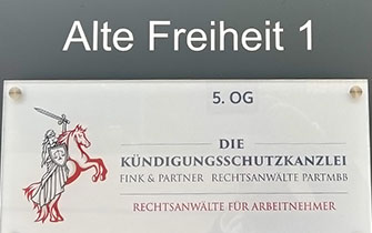 Kanzleischild Wuppertal